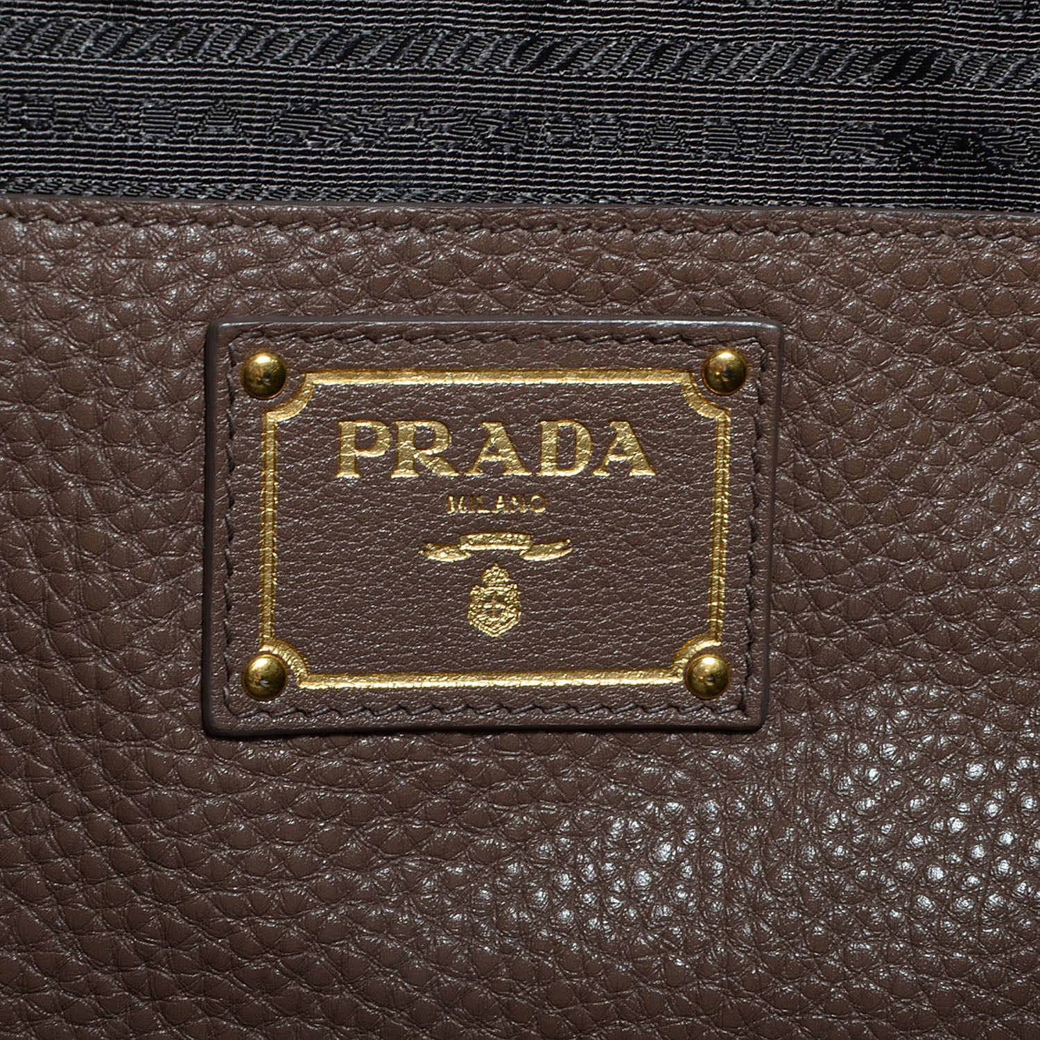 Prada Vitello Daino Shopping Tote Bambu 7 of 11