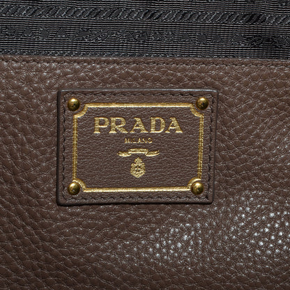 Prada Vitello Daino Shopping Tote Bambu 7 of 11
