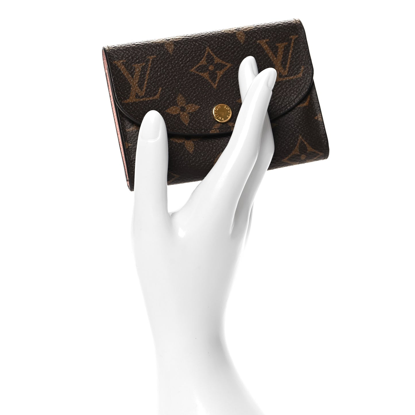 Monogram Rosalie Coin Purse Rose Ballerine
