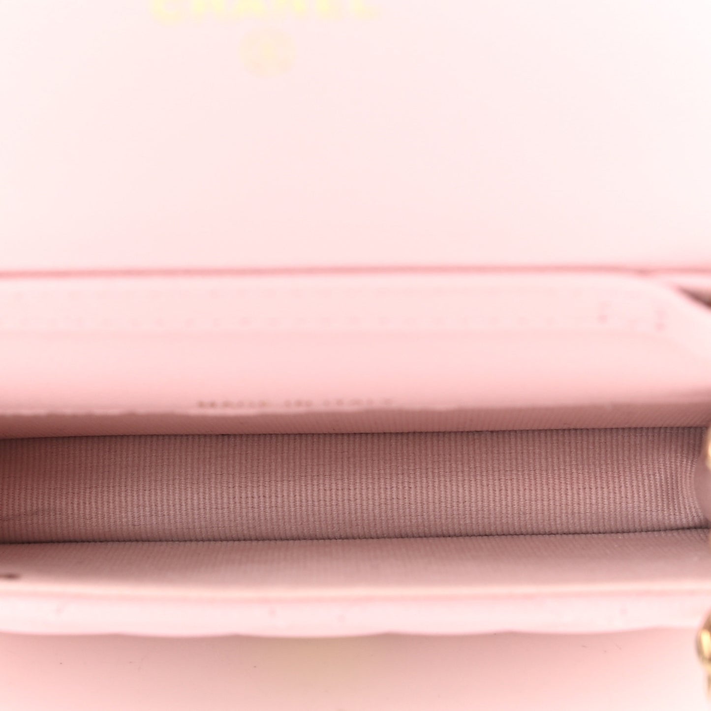 Caviar Quilted Mini Chain Bag Pink