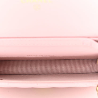 Chanel Caviar Quilted Mini Chain Bag Pink 4 of 13