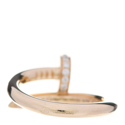 Cartier 18K Yellow Gold Diamond Juste Un Clou Ring 51 5.75 2 of 4