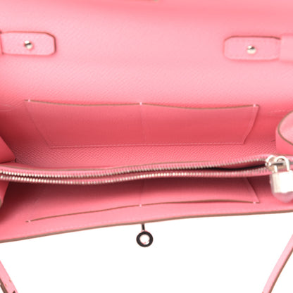 Hermes Epsom Kelly Wallet To Go Rose Confetti 5 of 9