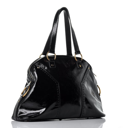 Saint Laurent Patent Large Muse Black 3 of 8