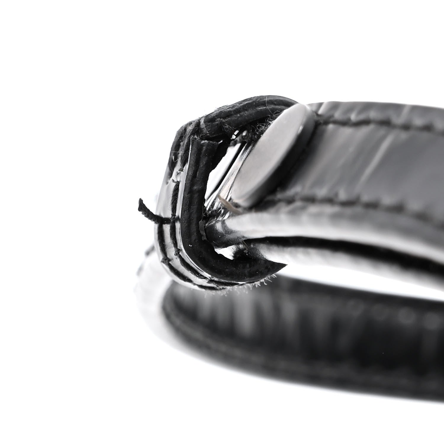 Balenciaga Semi Shiny Calfskin Crocodile Embossed Neo Classic Black Hardware Mini City Black 14 of 14