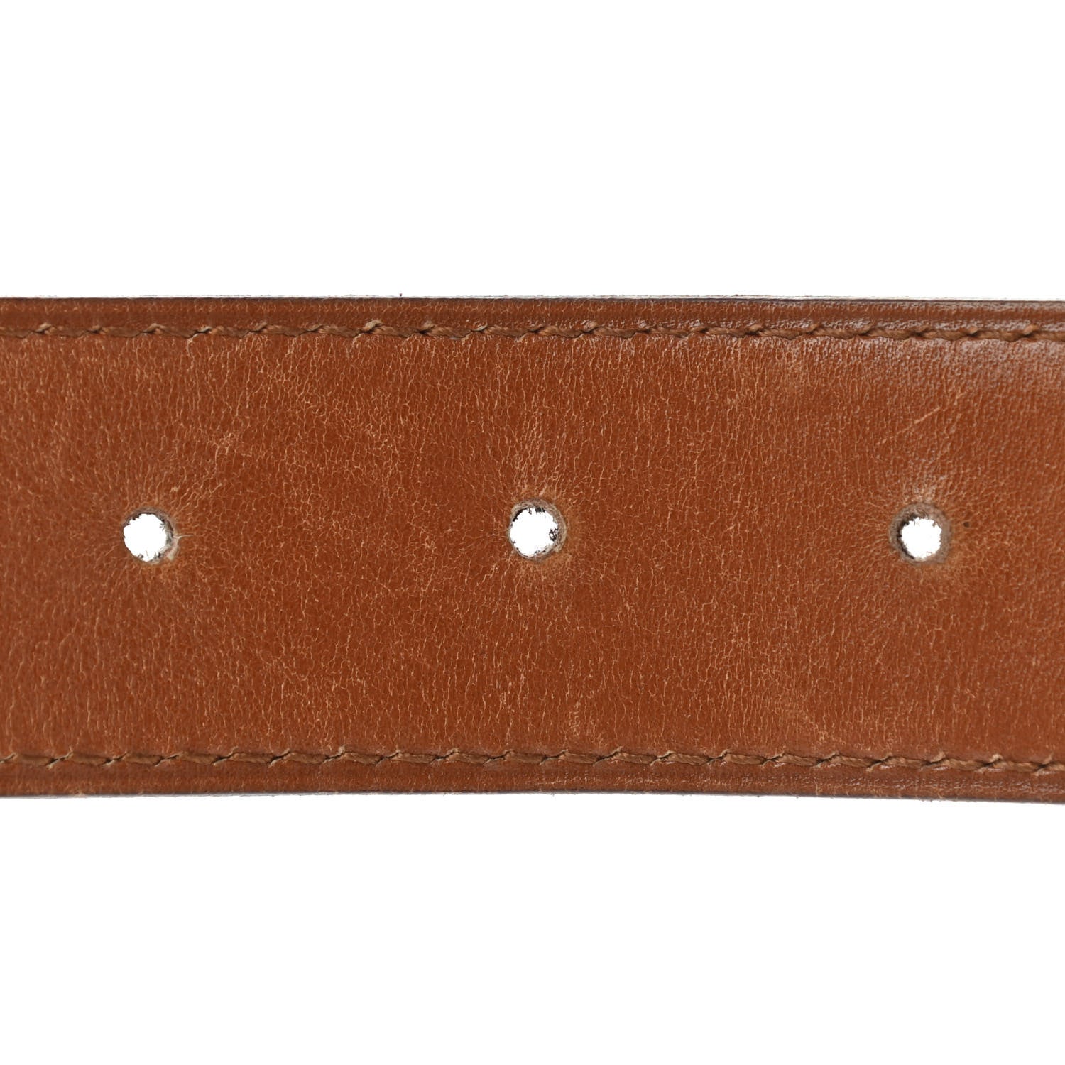 Hermes Box Chamonix 32mm H Belt 75 Black Gold 3 of 9