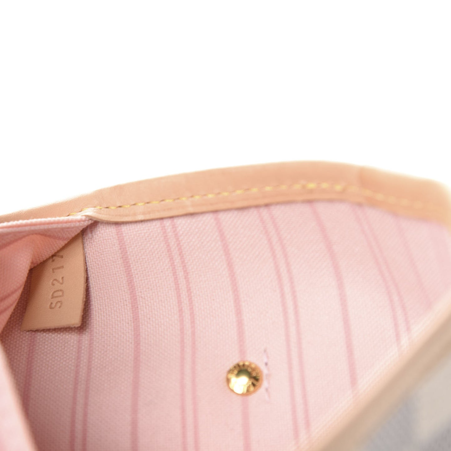 Damier Azur Neo Neverfull MM Rose Ballerine