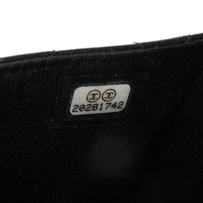 Chanel Lambskin Quilted Boy Wallet On Chain WOC Black 8 of 9