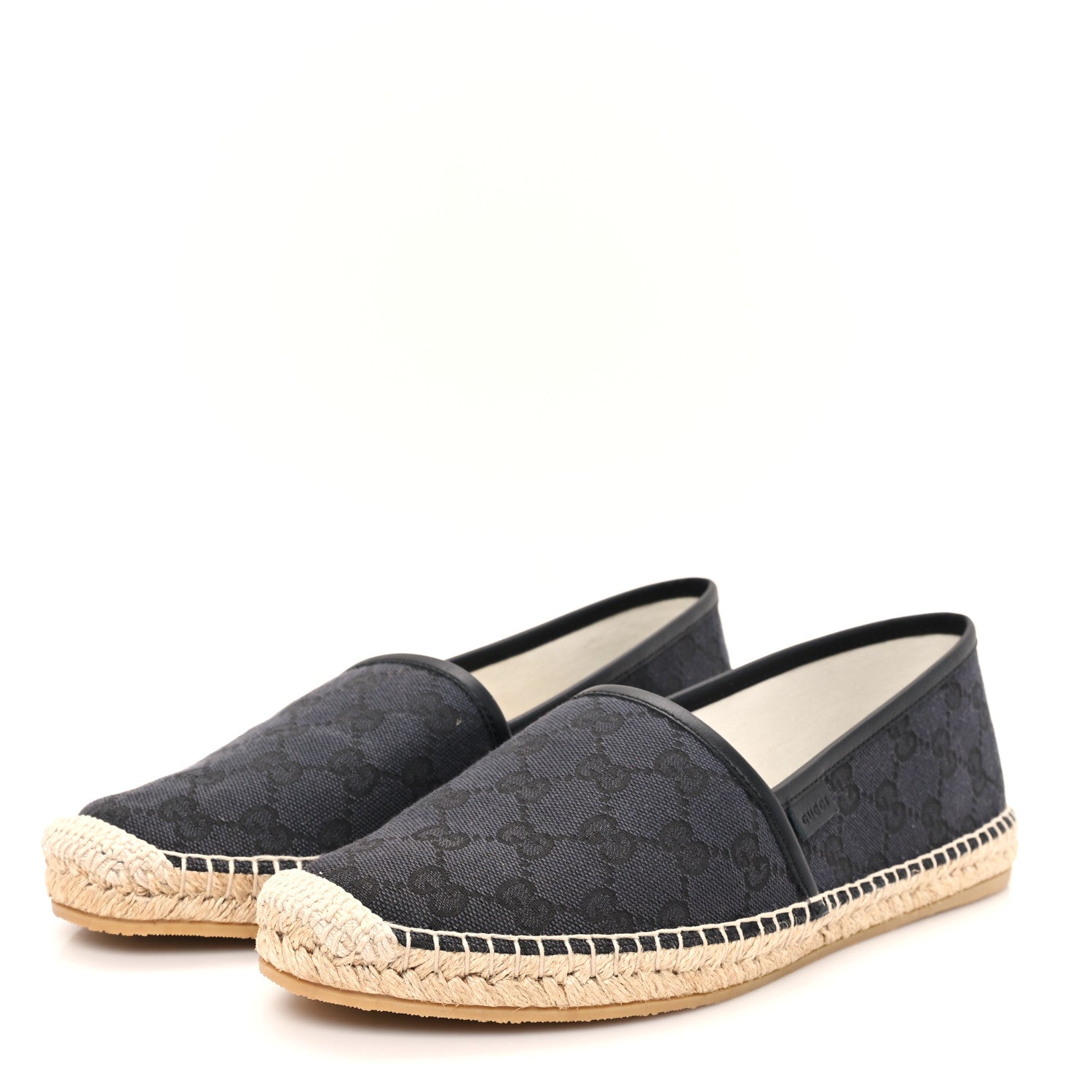 Gucci Monogram Espadrilles 40 Black 4 of 11