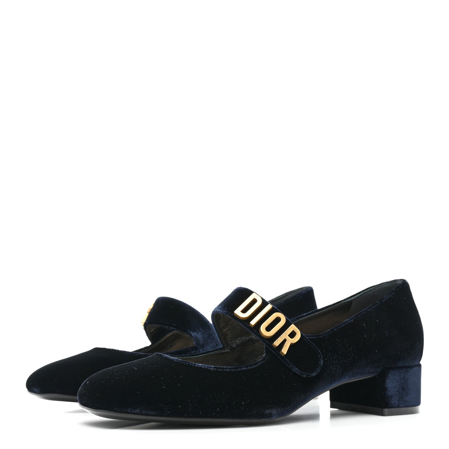 Velvet Baby-D Ballet Pumps 38 Deep Blue