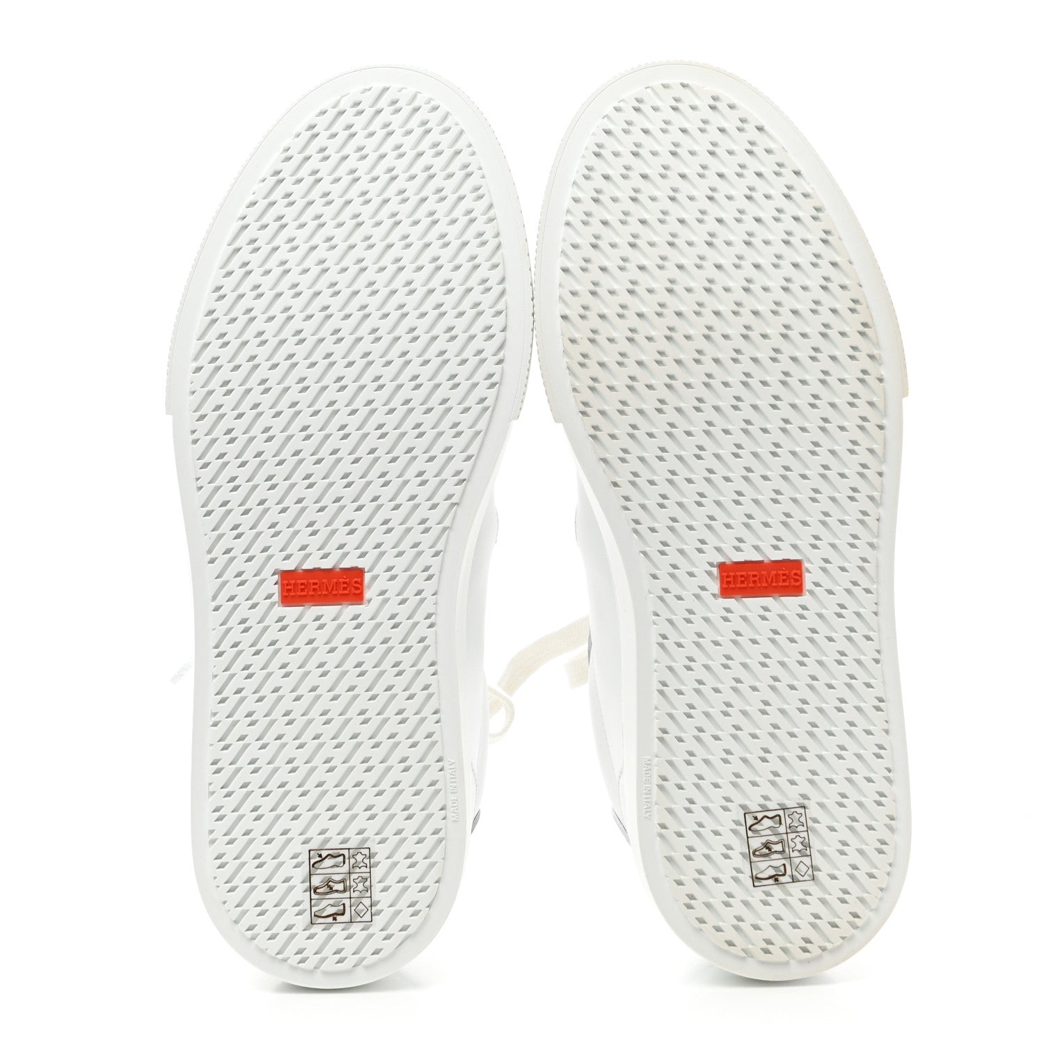 Hermes Calfskin Day Sneakers 38 White 5 of 9