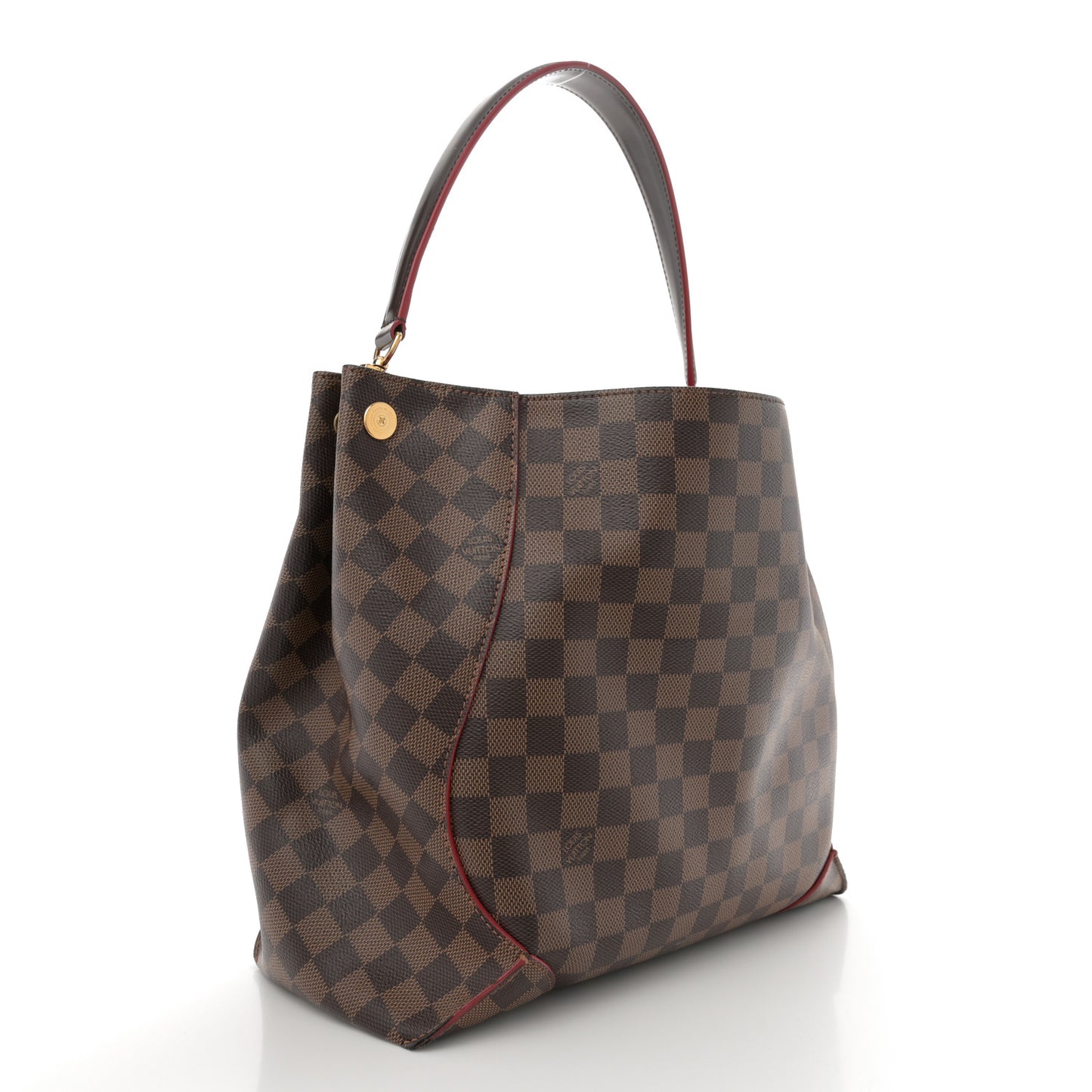 Damier Ebene Caissa Hobo Cherry