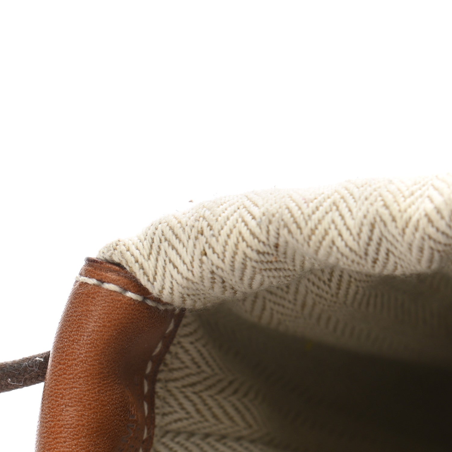 Hermes Canvas Barenia Fourbi 20 PM Pouch Naturel Fauve 9 of 11
