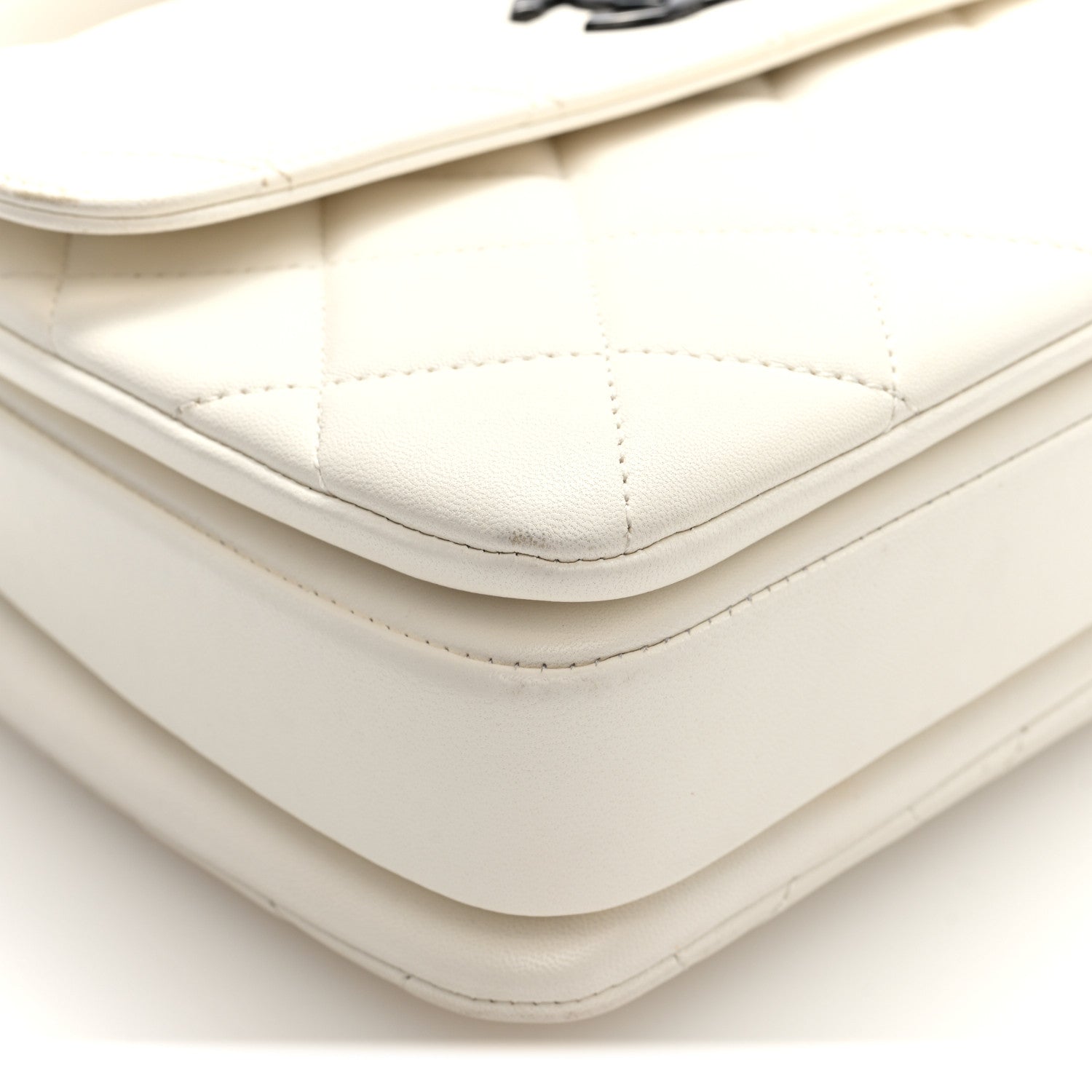Chanel Lambskin Quilted Small Trendy CC Dual Handle Flap Bag White 7 of 8