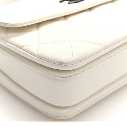 Chanel Lambskin Quilted Small Trendy CC Dual Handle Flap Bag White 7 of 8