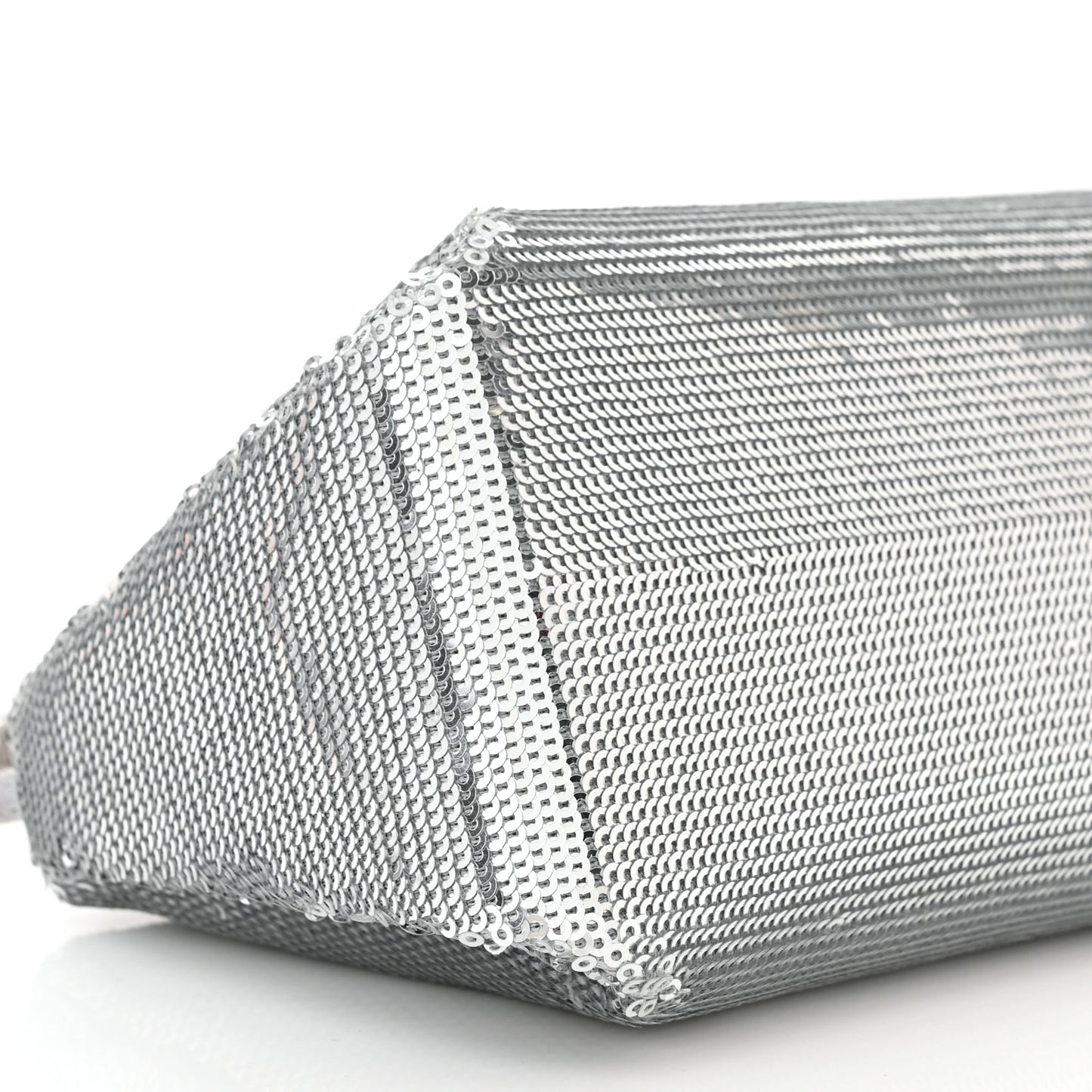 Sequin Micro Marquess Bag Silver