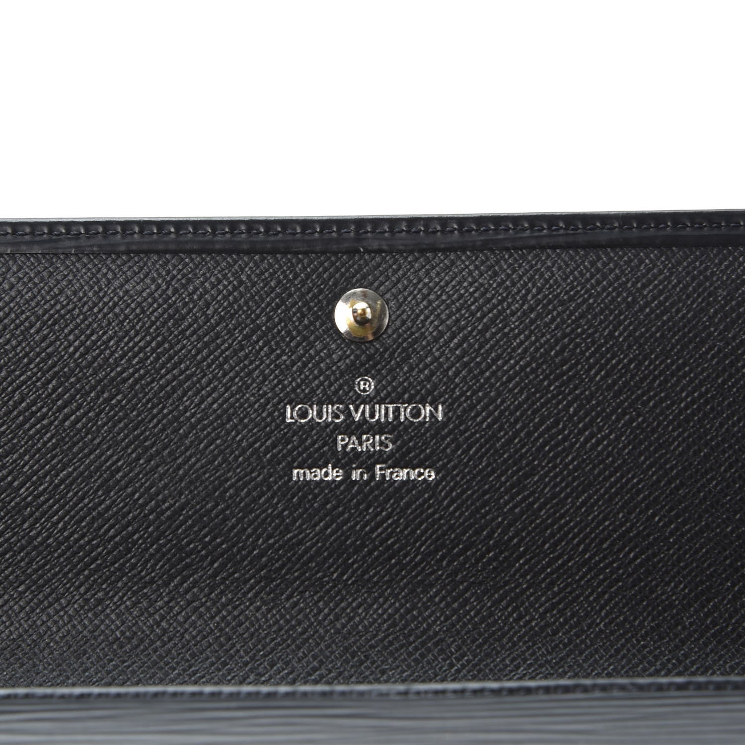 Louis Vuitton Epi Porte Tresor International Wallet Black 7 of 10