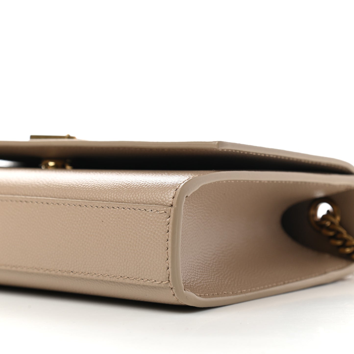 Grain De Poudre Small Monogram Kate Satchel Dark Beige