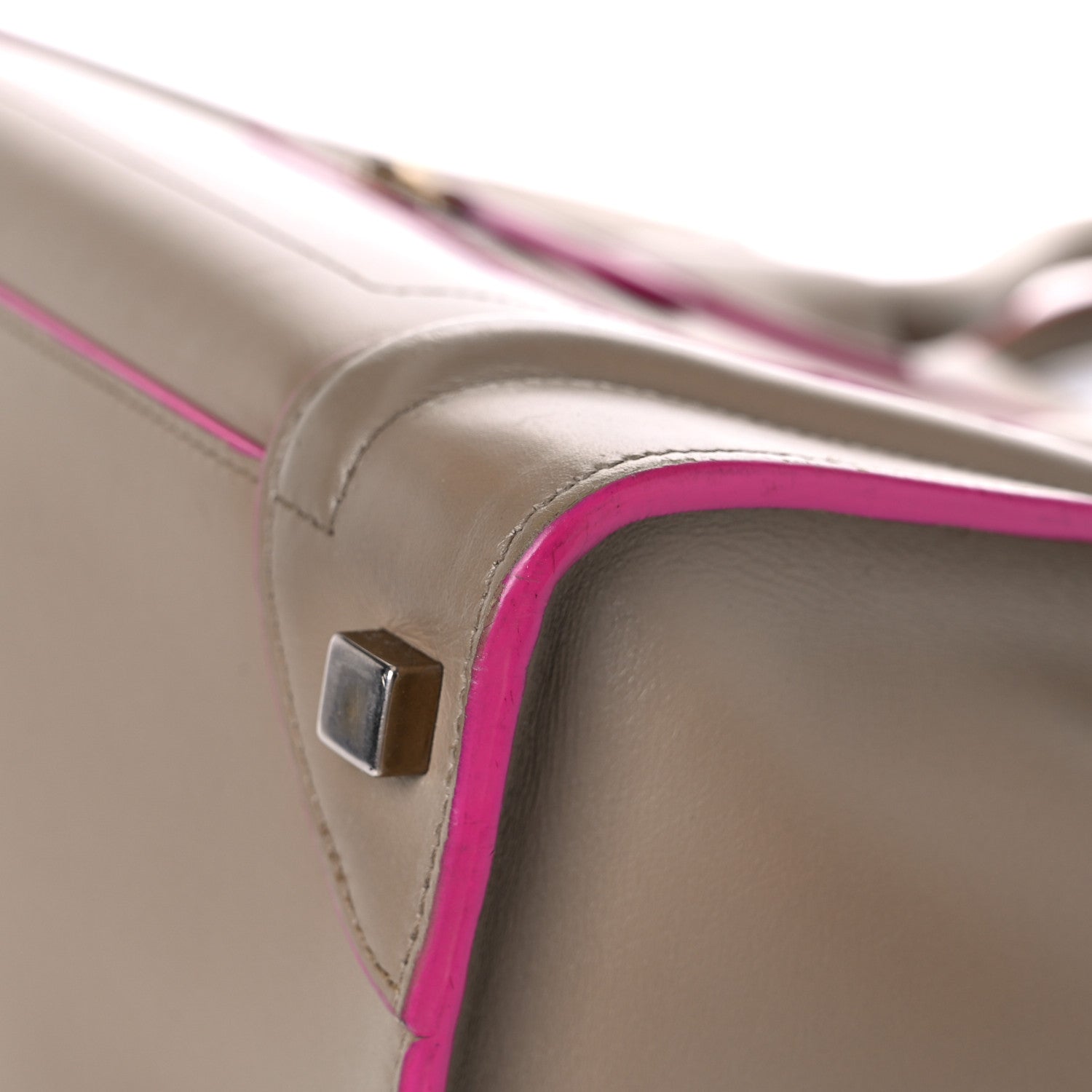 Celine Palmelato Calfskin Micro Luggage Beige 6 of 23