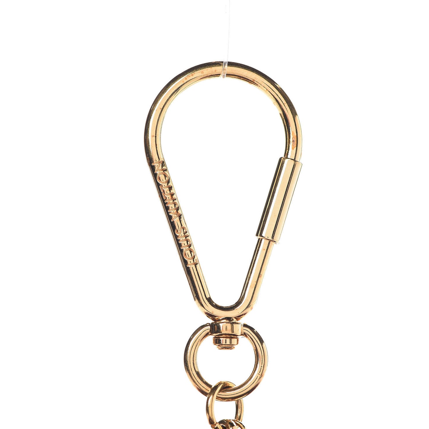 Fox Fur Fuzzy V Bag Charm Amarante