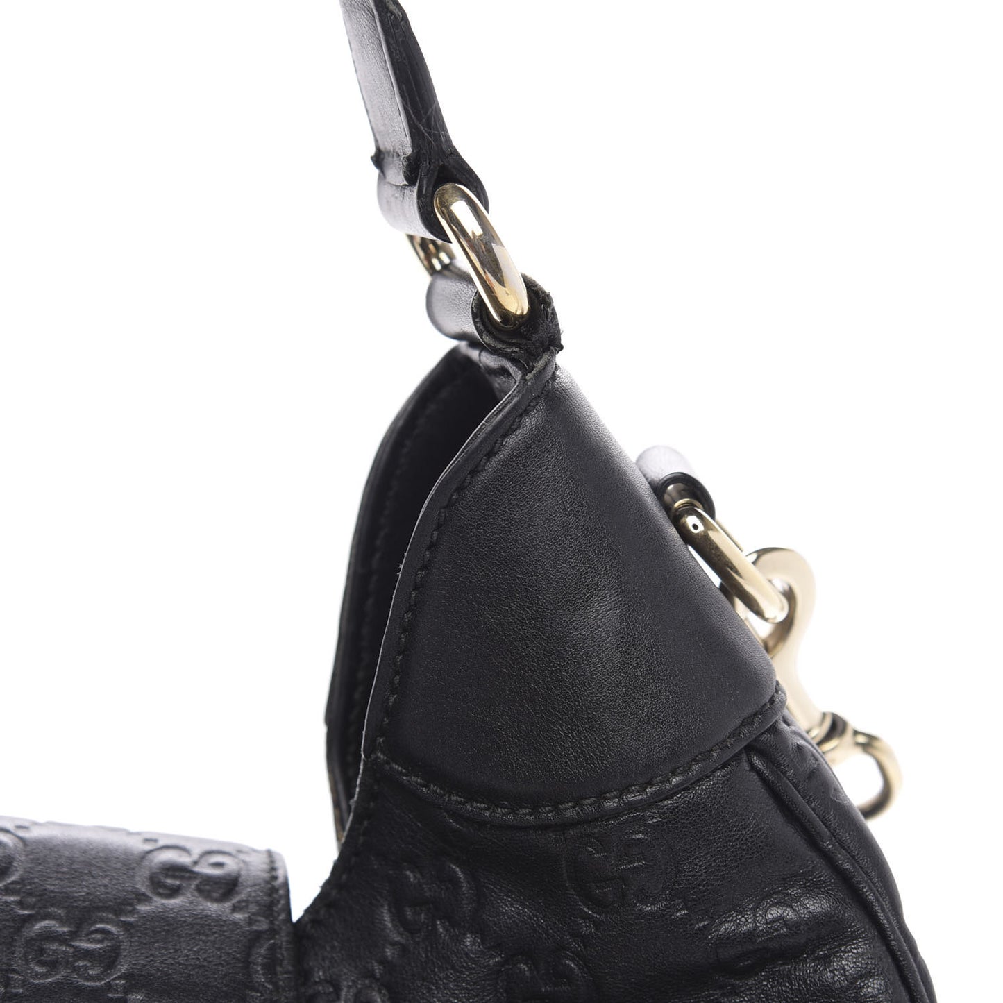 Guccissima Medium Emily Hobo Black