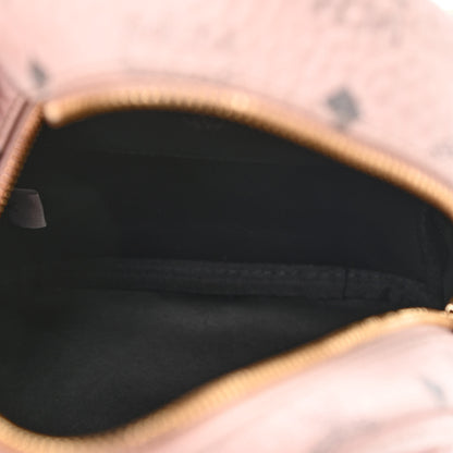 MCM Visetos Side Stud X-Mini Stark Backpack Soft Pink 4 of 9