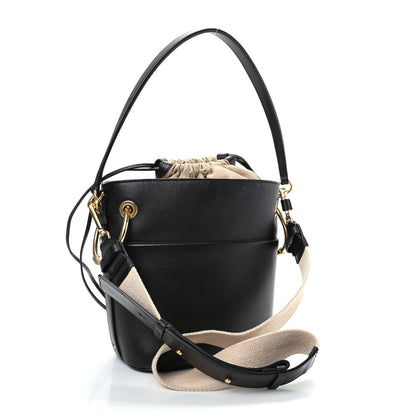 Chloe Smooth Calfskin Small Roy Bucket Bag Black 3 of 10