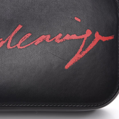 Balenciaga Supple Calfskin Signature Logo XS Everyday Camera Bag Black 10 of 11