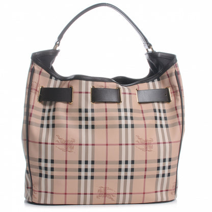 Burberry Haymarket Check Walden Hobo 1 of 9