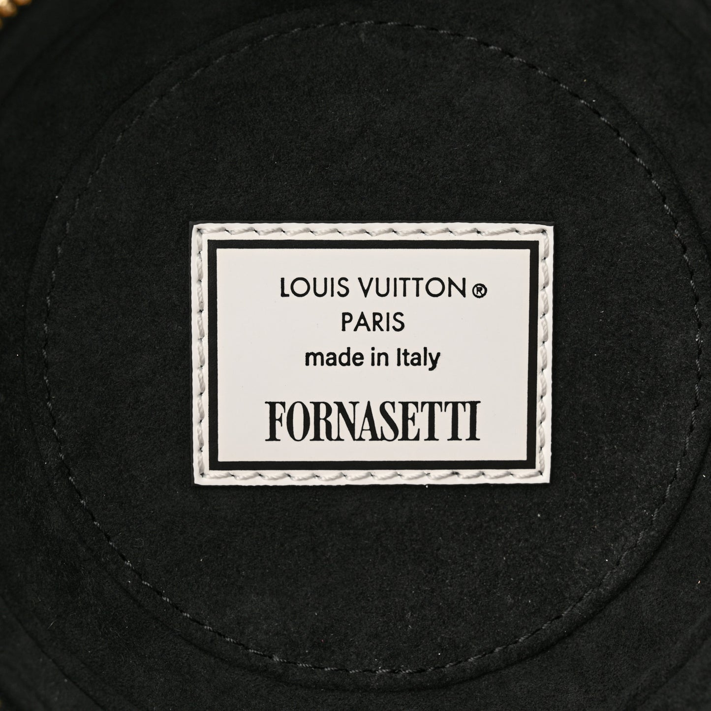 X FORNASETTI Calfskin Architettura Cannes Black White