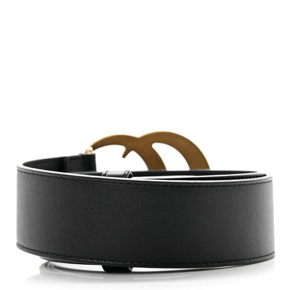 Gucci Calfskin Double G 40mm Belt 75 30 Black 2 of 6