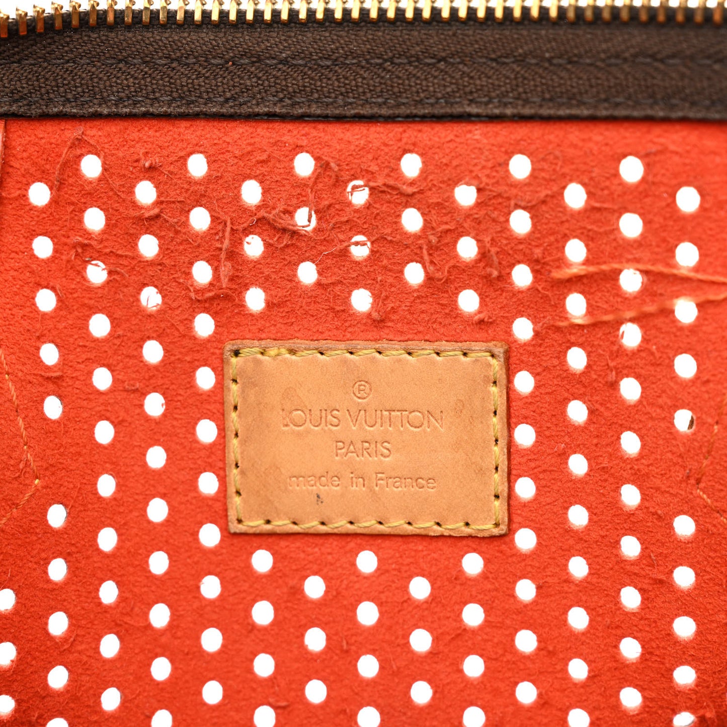 Monogram Perforated Speedy 30 Orange