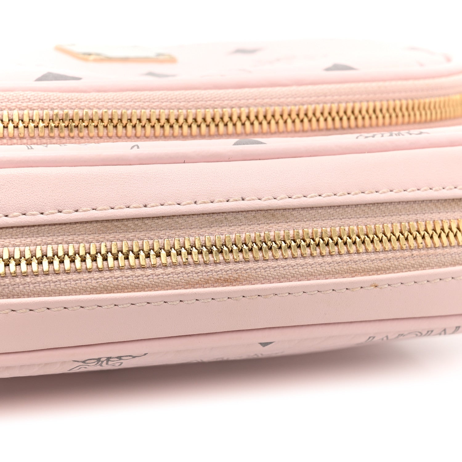 MCM Visetos Small Aren Multifunction Crossbody Pouch Powder Pink 11 of 13