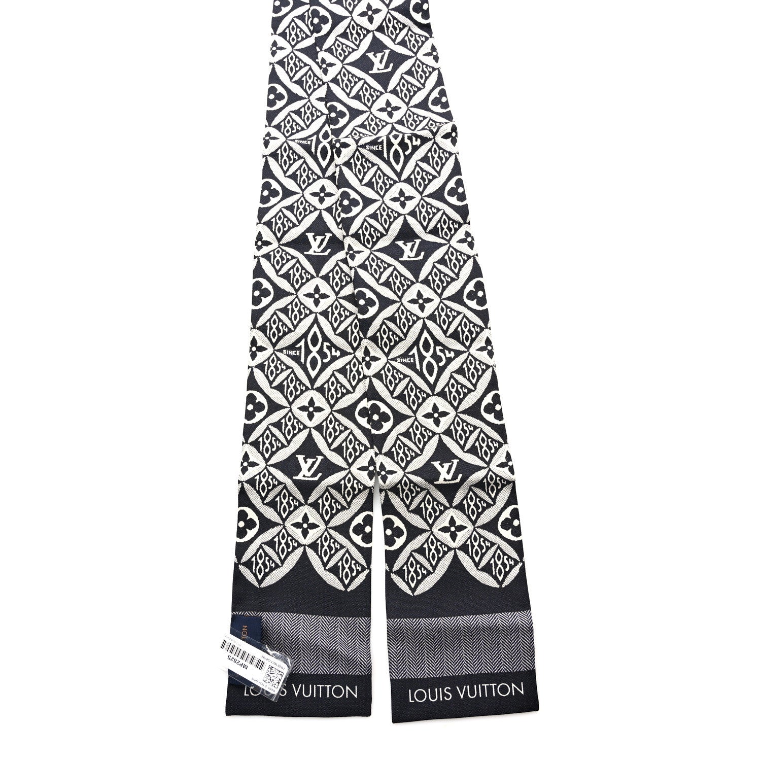 Louis Vuitton Silk Since 1854 Bandeau Gris 2 of 4