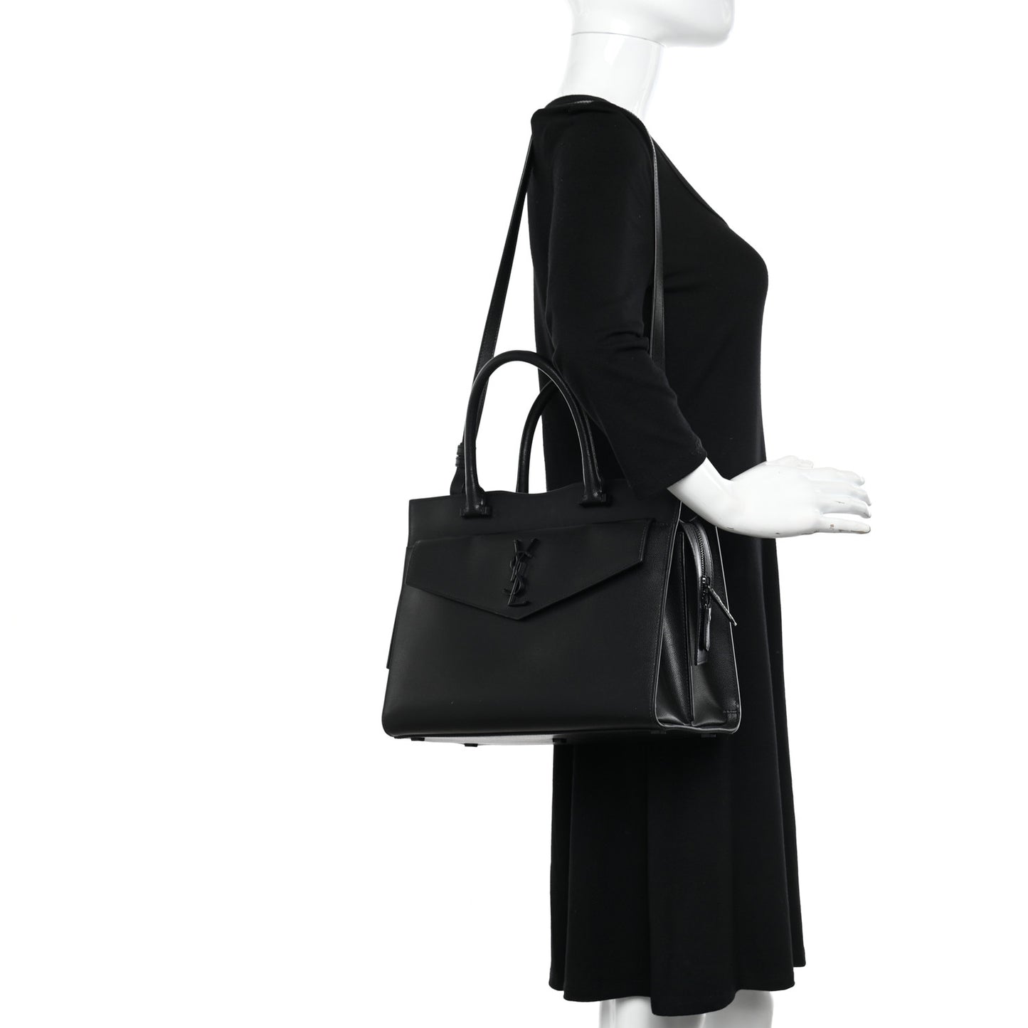 Grain De Poudre Medium Uptown Tote Black