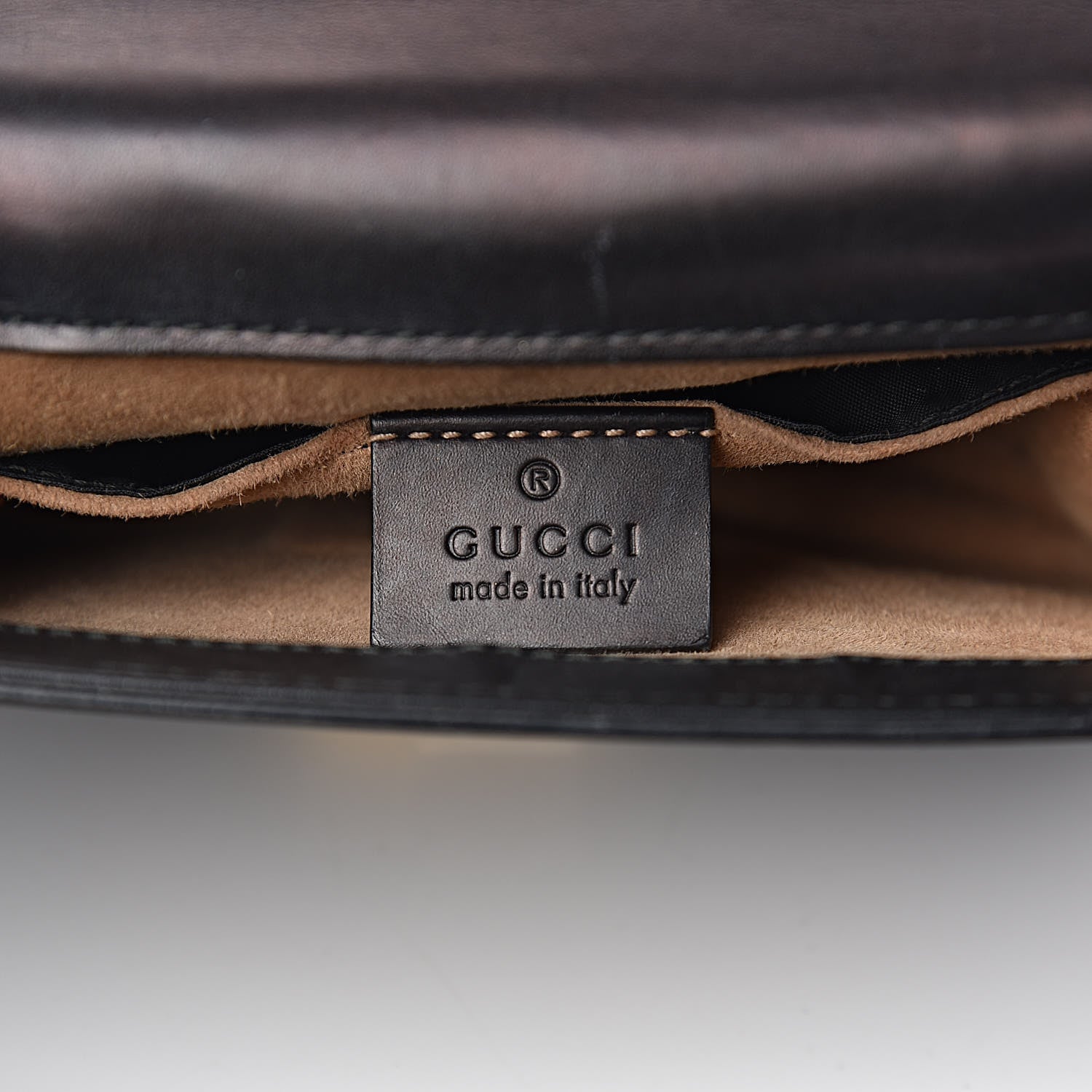 Gucci Calfskin Mini Sylvie Chain Shoulder Bag Black 6 of 26