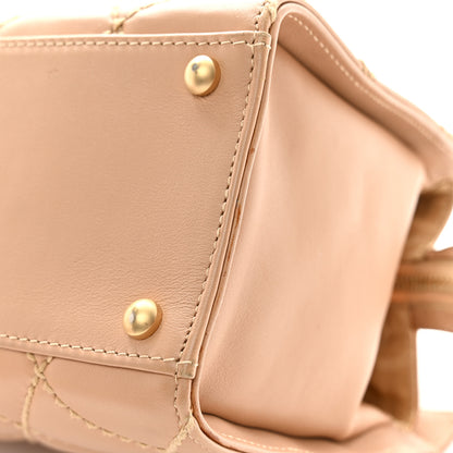 Chanel Calfskin Wild Stitch Small Tote Beige 14 of 16