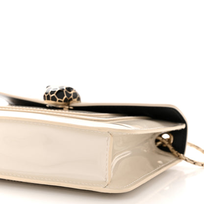 Bulgari Patent Serpenti Forever Crossbody Bag White 9 of 9
