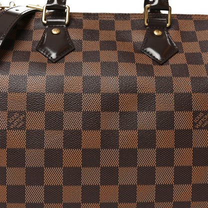 Louis Vuitton Damier Ebene Speedy Bandouliere 25 7 of 9