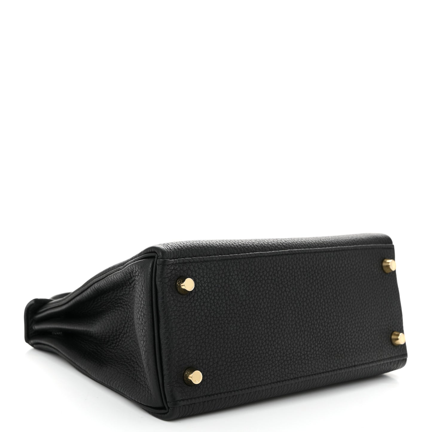 Togo Lizard Kelly Retourne Touch 25 Black Black