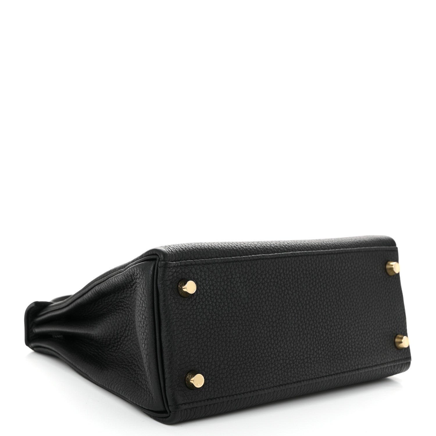 Hermes Togo Lizard Kelly Retourne Touch 25 Black Black 4 of 11