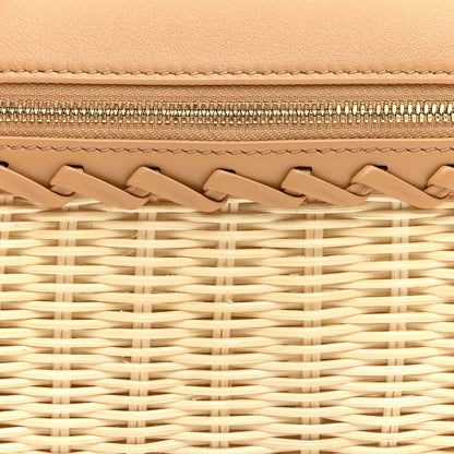 Loro Piana Wicker Calfskin L19 Extra Pocket Pouch Natural 7 of 10