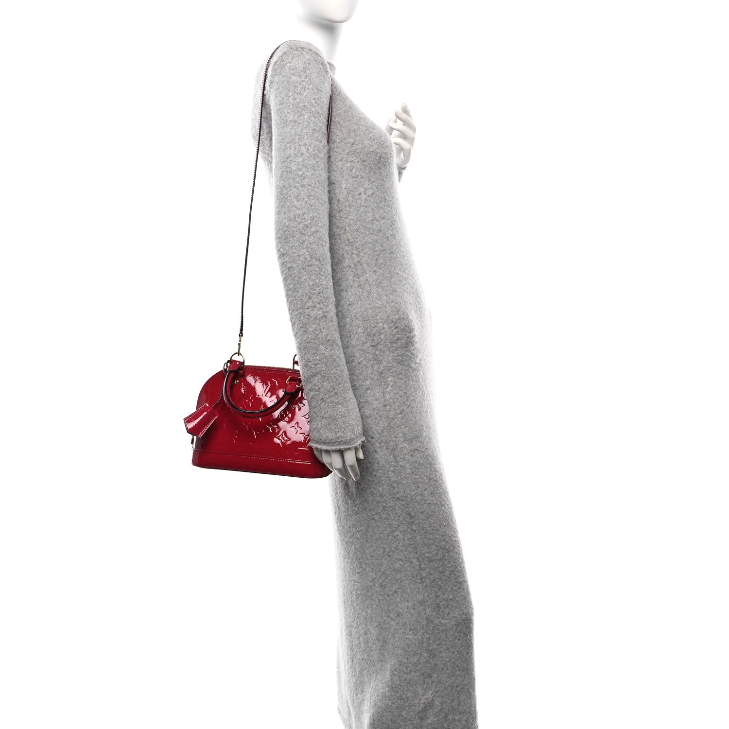 Louis Vuitton Vernis Alma BB Rose Indien 2 of 9