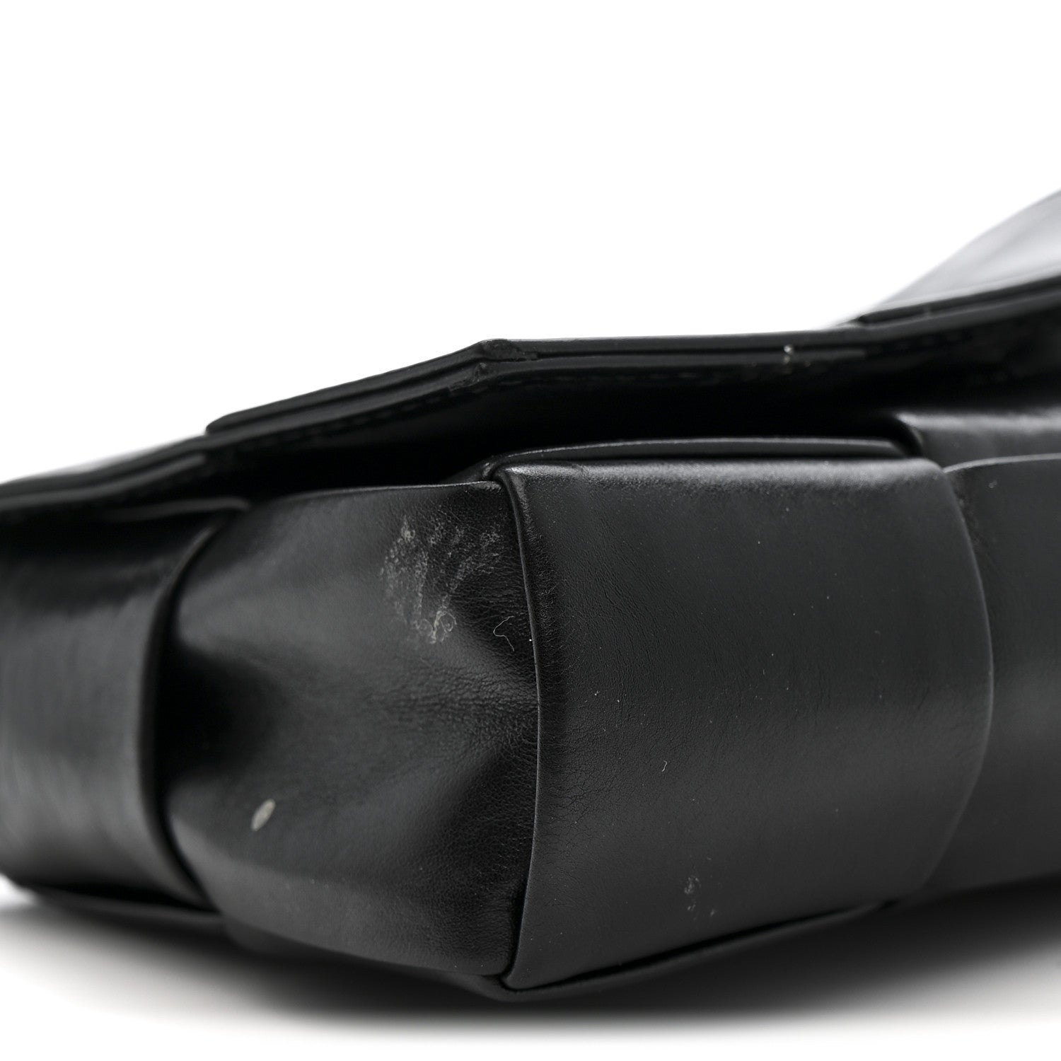 Bottega Veneta Paper Calfskin Maxi Intreccio Extra Mini Cassette Crossbody Bag Black 10 of 15
