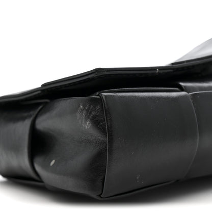 Bottega Veneta Paper Calfskin Maxi Intreccio Extra Mini Cassette Crossbody Bag Black 10 of 15