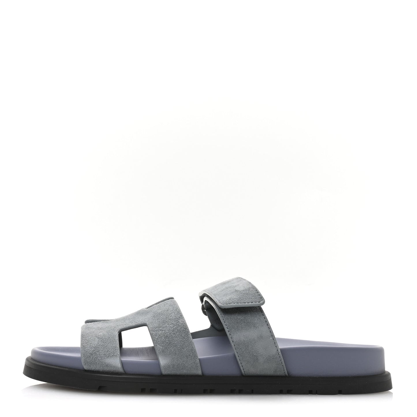 Suede Goatskin Womens Chypre Sandals 40 Vert D'Eau
