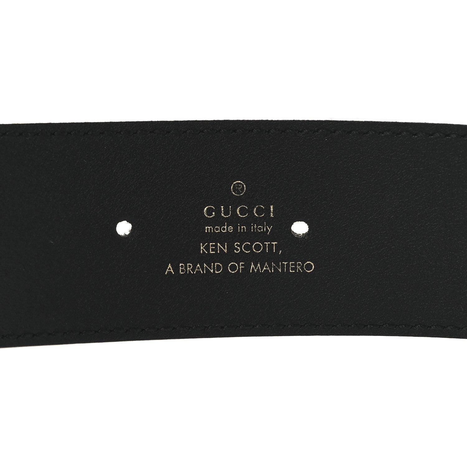 Gucci x Ken Scott Calfskin Double G 40mm Belt 100 40 Black Multicolor 3 of 6