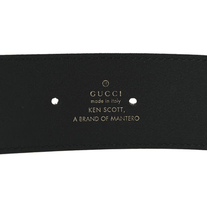Gucci x Ken Scott Calfskin Double G 40mm Belt 100 40 Black Multicolor 3 of 6