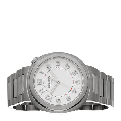 Hermes Stainless Steel 36mm Cut Automatic Watch 2 of 6