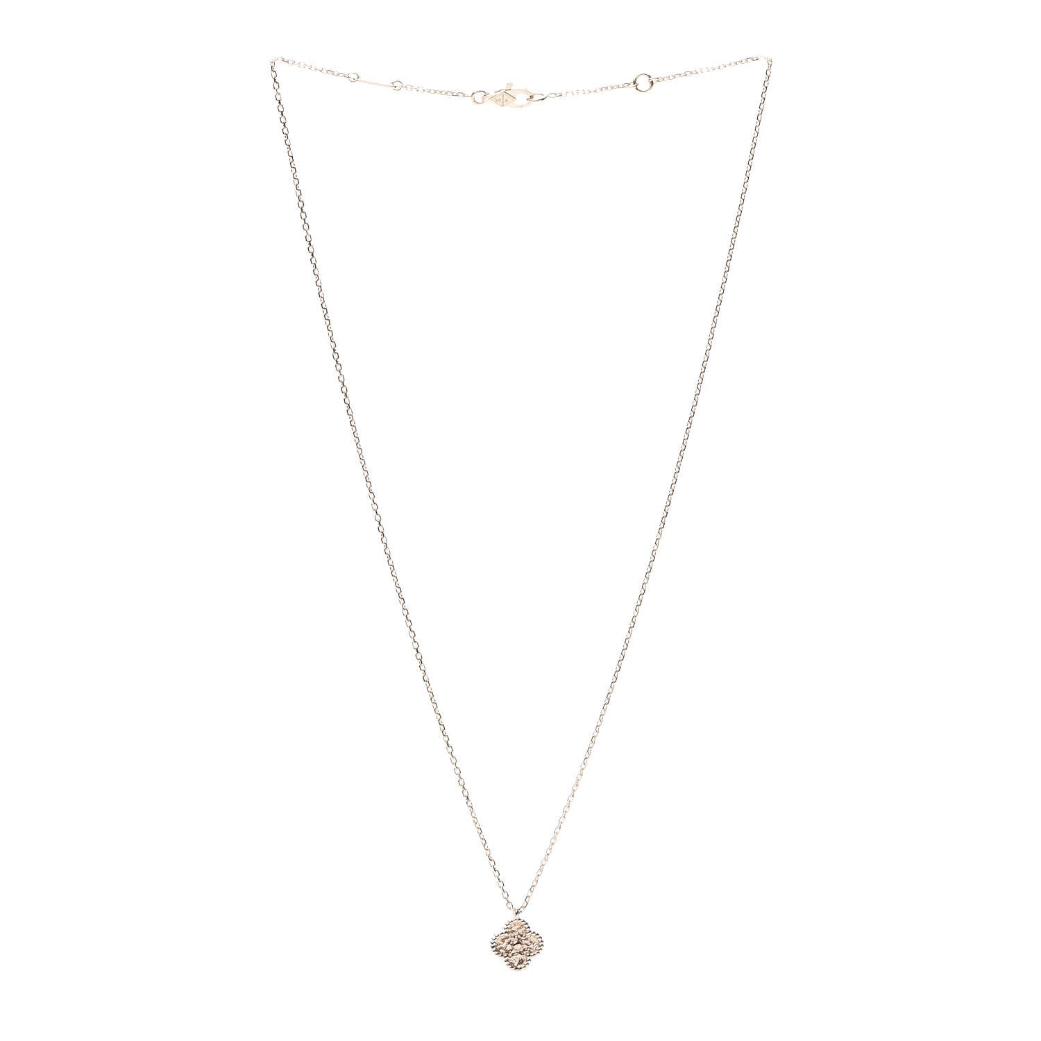 Van Cleef & Arpels 18K Rose Gold Sweet Alhambra Pendant Necklace 3 of 4